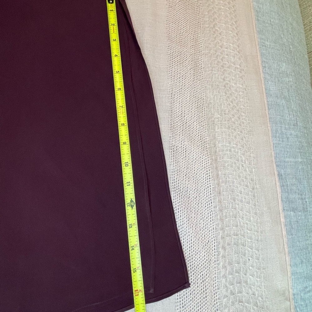 NWT Florence Long-Sleeve Washed Silk-Blend MIDI Dress Size XS by Who What Wear - Picture 9 of 10